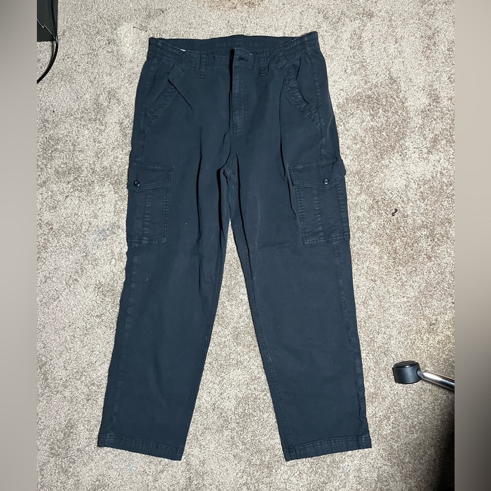 Black jeans, I have never worn but got them used. There a US 14.